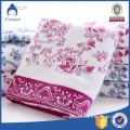 fashion wholesale luxury floral bath towels